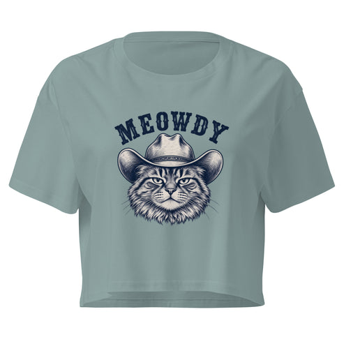 Meowdy Relaxed Crop Top