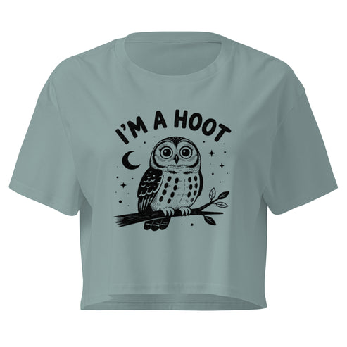 I'm a Hoot Relaxed Crop Top