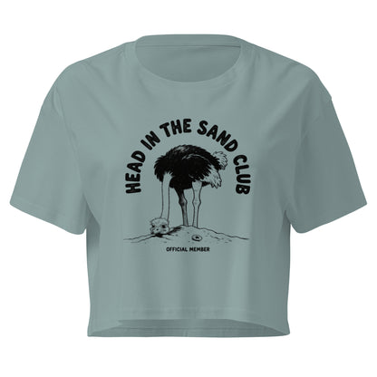 Head in the Sand Club Relaxed Crop Top