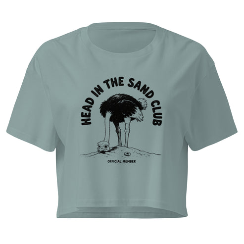 Head in the Sand Club Relaxed Crop Top