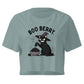 Boo Berry Crop Top in Mineral, front