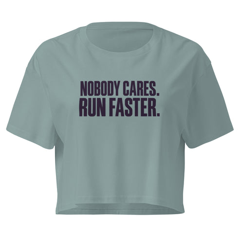 Run Faster Relaxed Crop Top