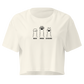 Rock Paper Scissors Relaxed Crop Top - Natural
