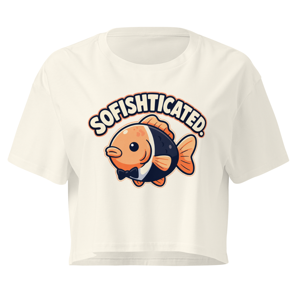 Sofishticated Relaxed Crop Top - Natural