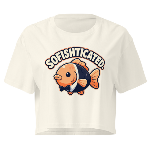 Sofishticated Relaxed Crop Top - Natural