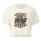 Trash Talker Relaxed Crop Top - Natural