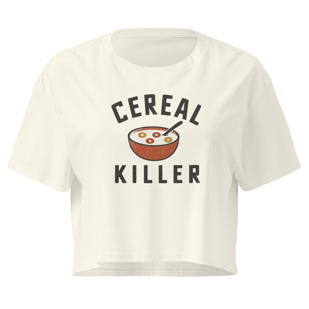 Cereal Killer Relaxed Crop Top - Natural