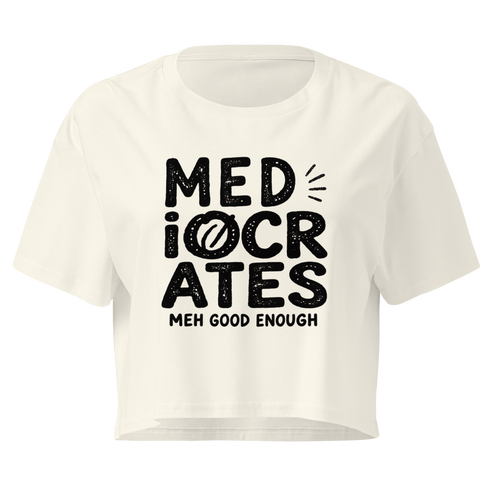 Mediocrates Relaxed Crop Top