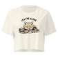 Leaf Me Alone (Fox) Relaxed Crop Top