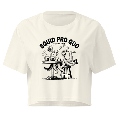 Squid Pro Quo Relaxed Crop Top