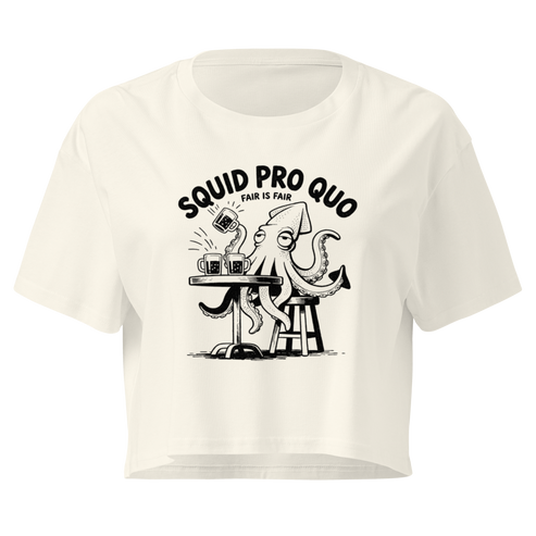 Squid Pro Quo Relaxed Crop Top