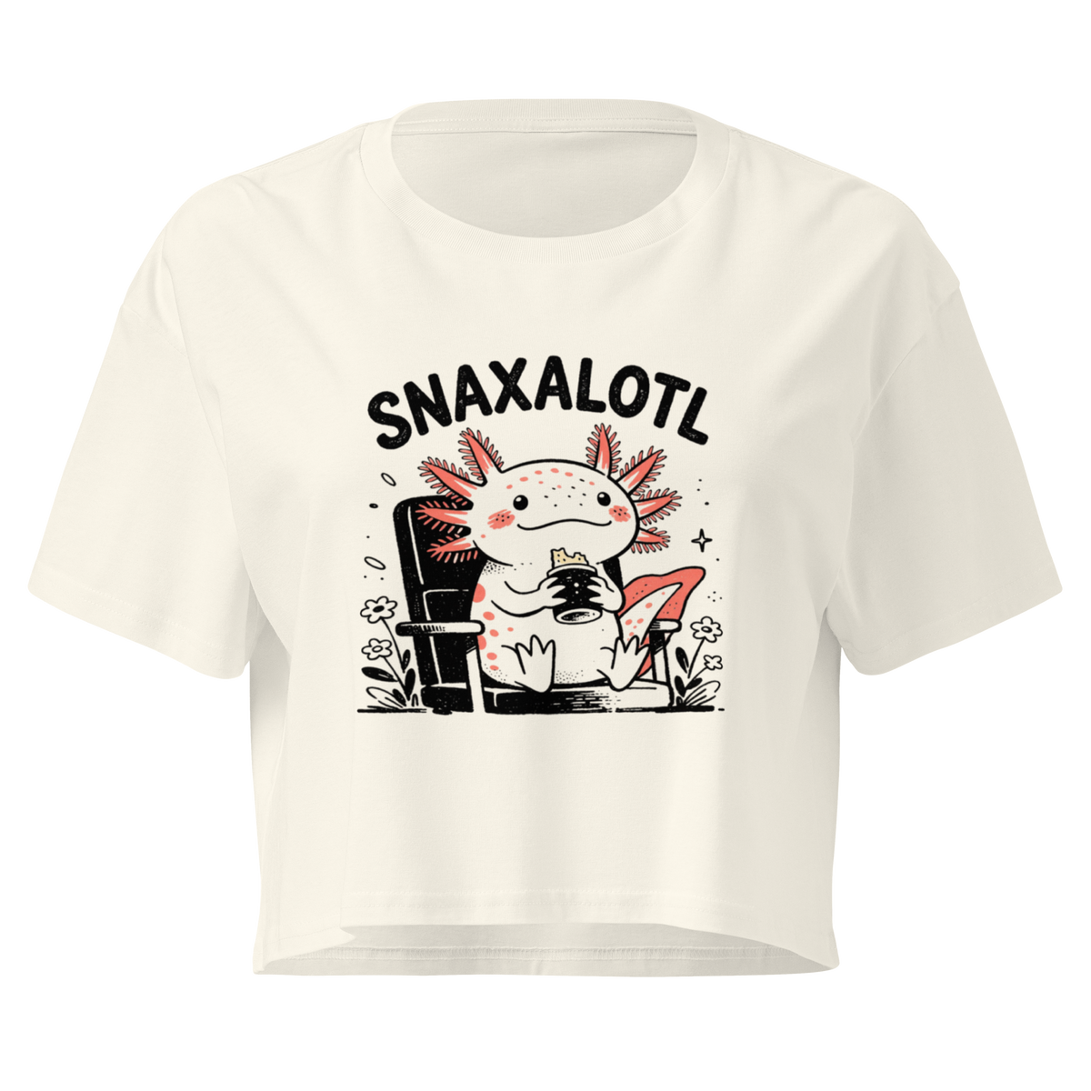 Snaxalotl Relaxed Crop Top