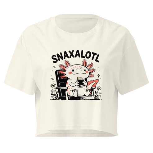Snaxalotl Relaxed Crop Top