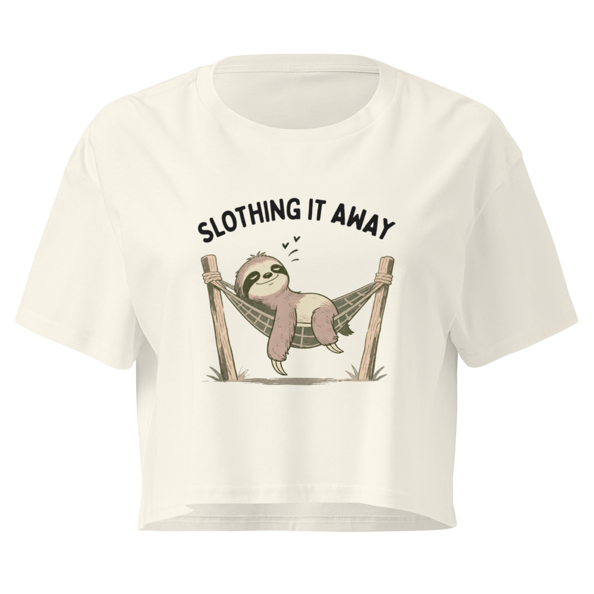 Slothing It Away Relaxed Crop Top