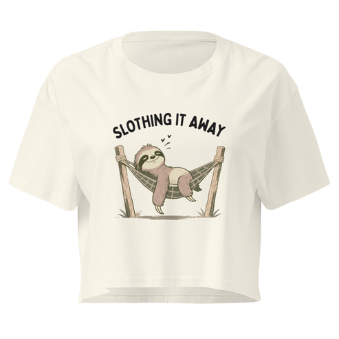Slothing It Away Relaxed Crop Top