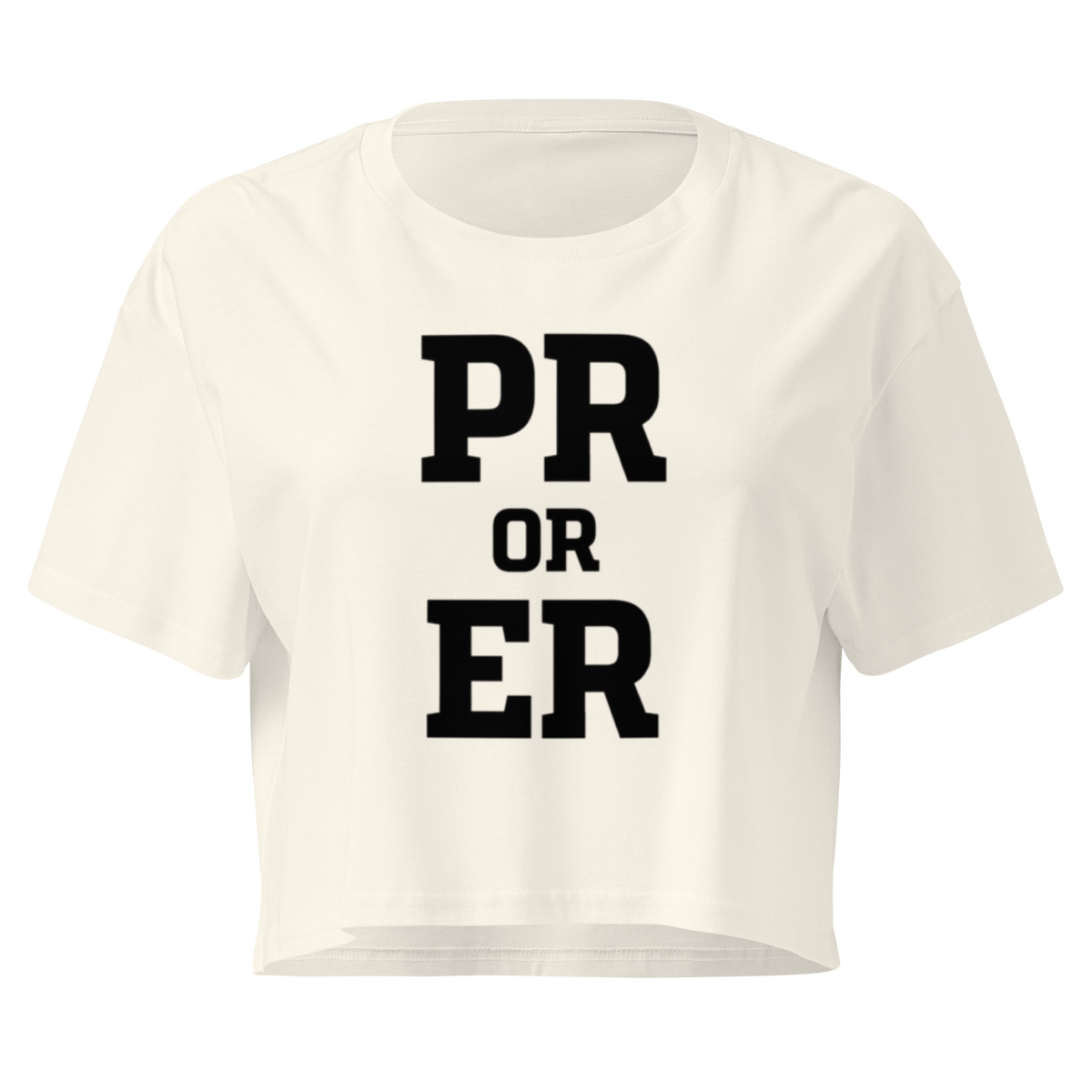 PR or ER Relaxed Crop Top