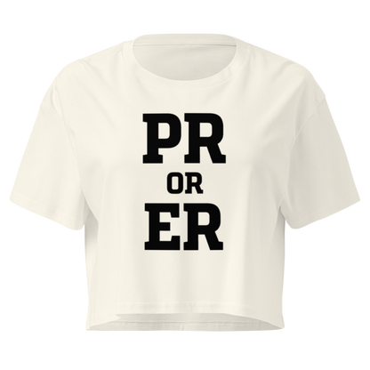 PR or ER Relaxed Crop Top