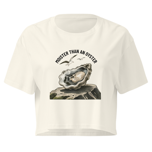 Moister Than an Oyster Relaxed Crop Top