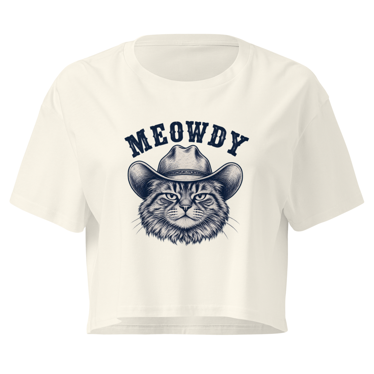 Meowdy Relaxed Crop Top