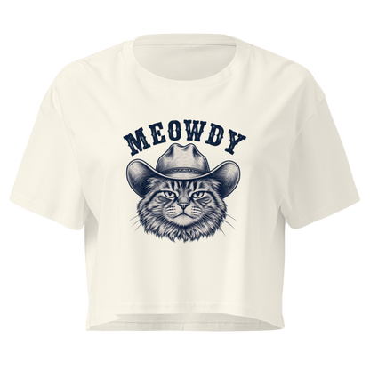 Meowdy Relaxed Crop Top