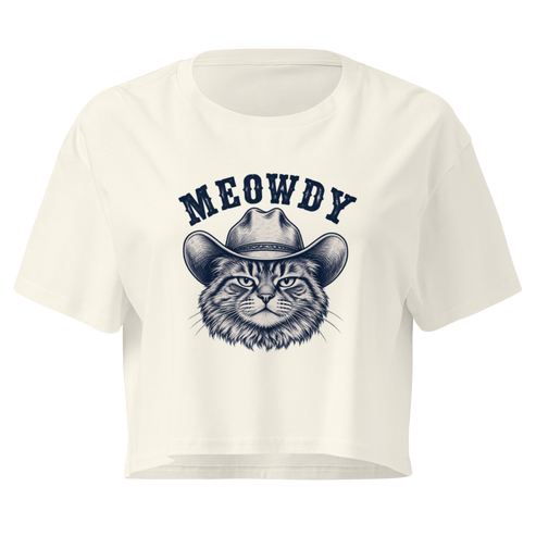 Meowdy Relaxed Crop Top