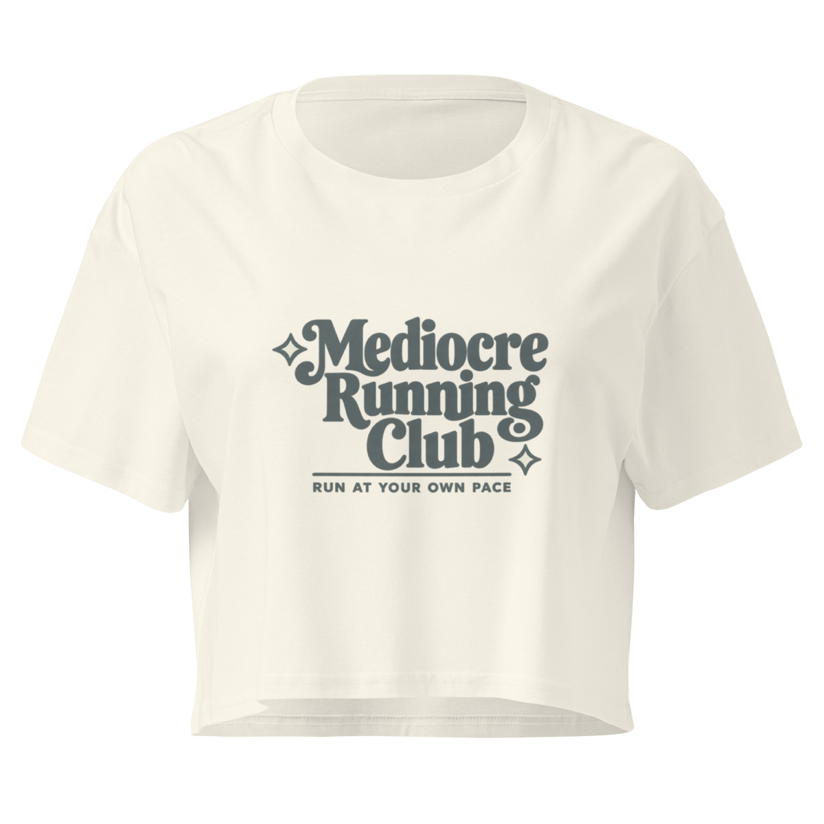 Mediocre Running Club Relaxed Crop Top