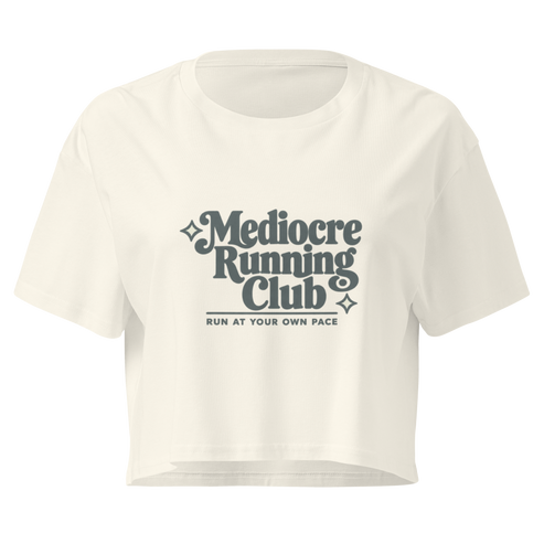 Mediocre Running Club Relaxed Crop Top