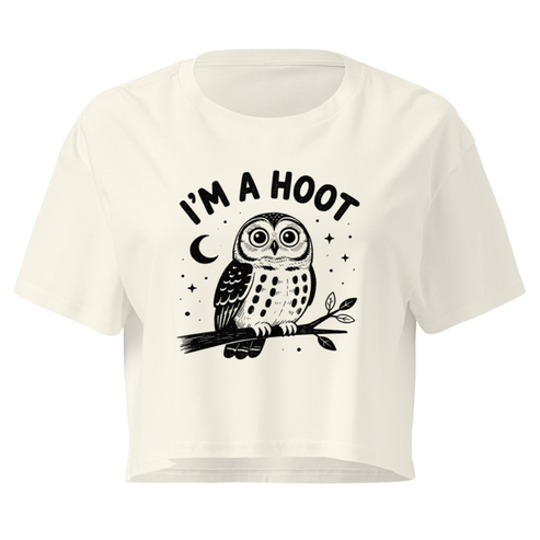 I'm a Hoot Relaxed Crop Top