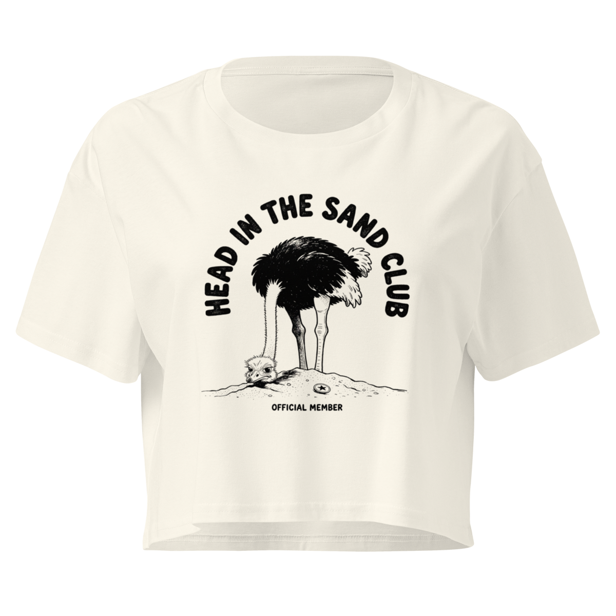 Head in the Sand Club Relaxed Crop Top