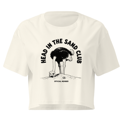 Head in the Sand Club Relaxed Crop Top