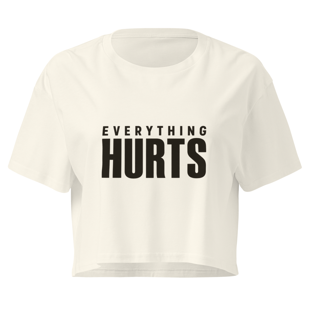 Everything Hurts Relaxed Crop Top
