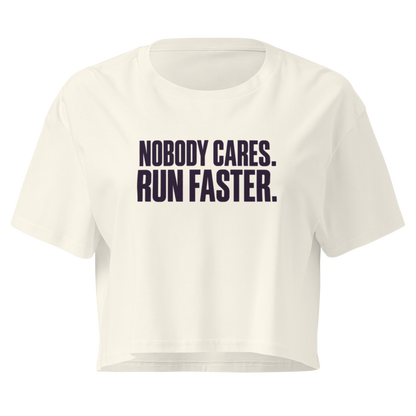 Run Faster Relaxed Crop Top