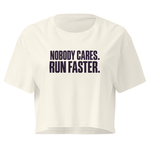 Run Faster Relaxed Crop Top