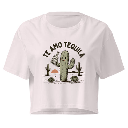 Te Amo Tequila Relaxed Crop Top
