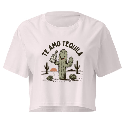 Te Amo Tequila Relaxed Crop Top