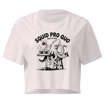 Squid Pro Quo Relaxed Crop Top