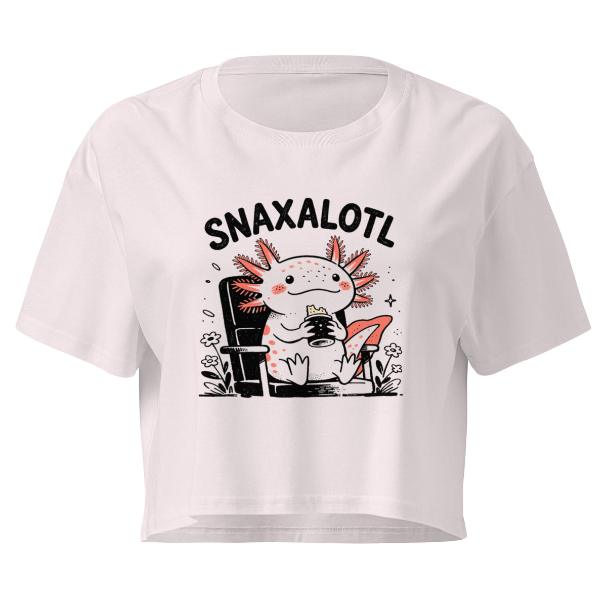 Snaxalotl Relaxed Crop Top