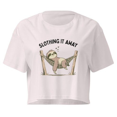 Slothing It Away Relaxed Crop Top