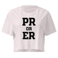 PR or ER Relaxed Crop Top