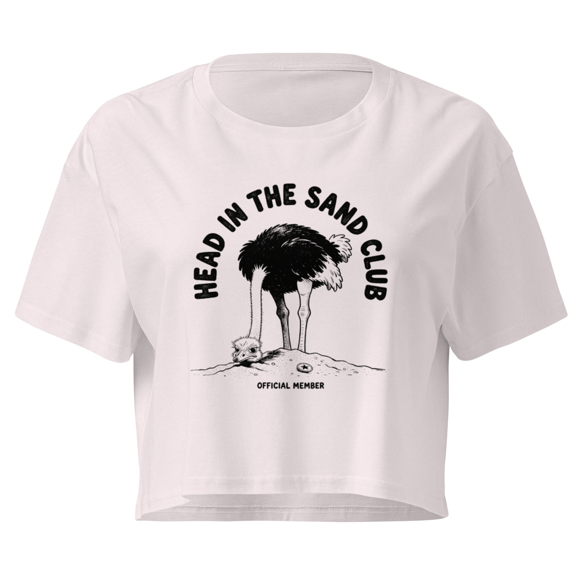 Head in the Sand Club Relaxed Crop Top