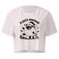 Fleece Navidad Relaxed Crop Top