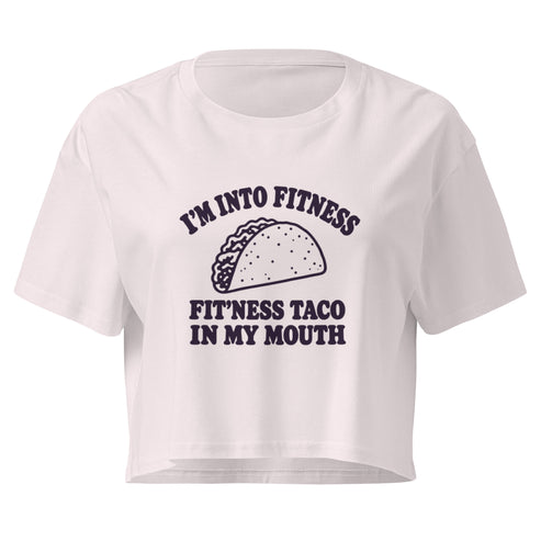 Fit’ness Taco in My Mouth Relaxed Crop Top