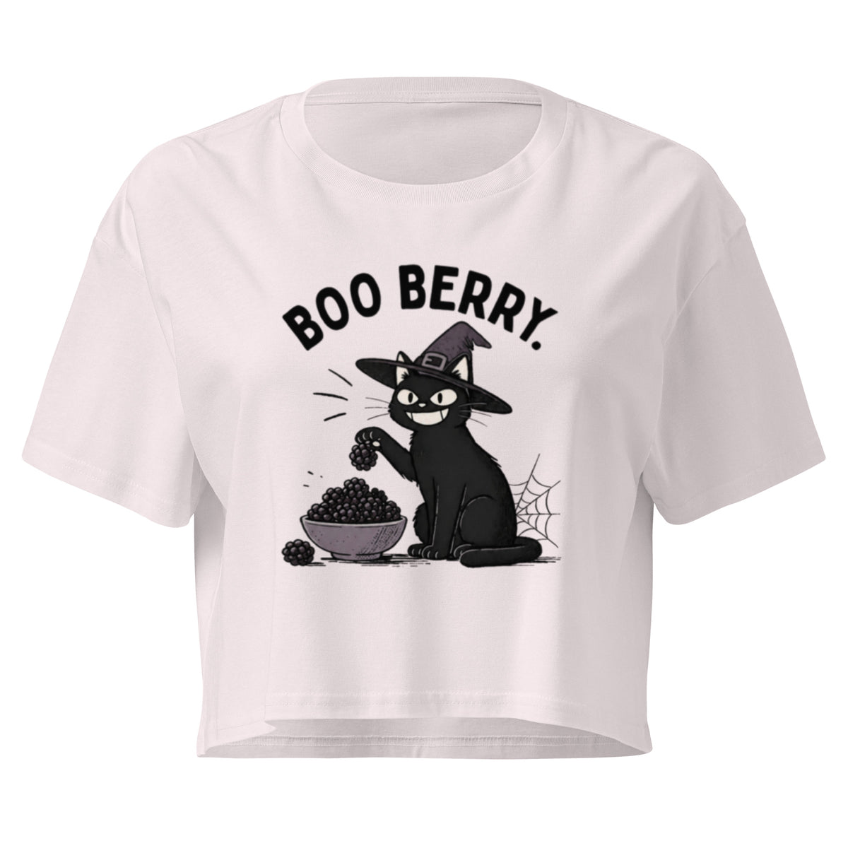 Boo Berry Crop Top in Orchid, front