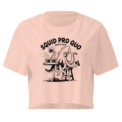 Squid Pro Quo Relaxed Crop Top