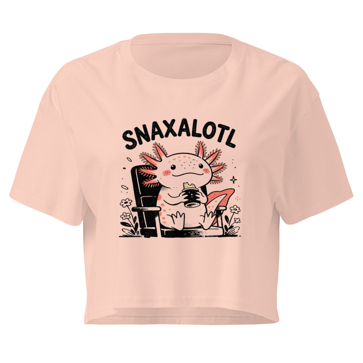 Snaxalotl Relaxed Crop Top