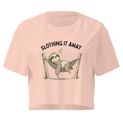 Slothing It Away Relaxed Crop Top