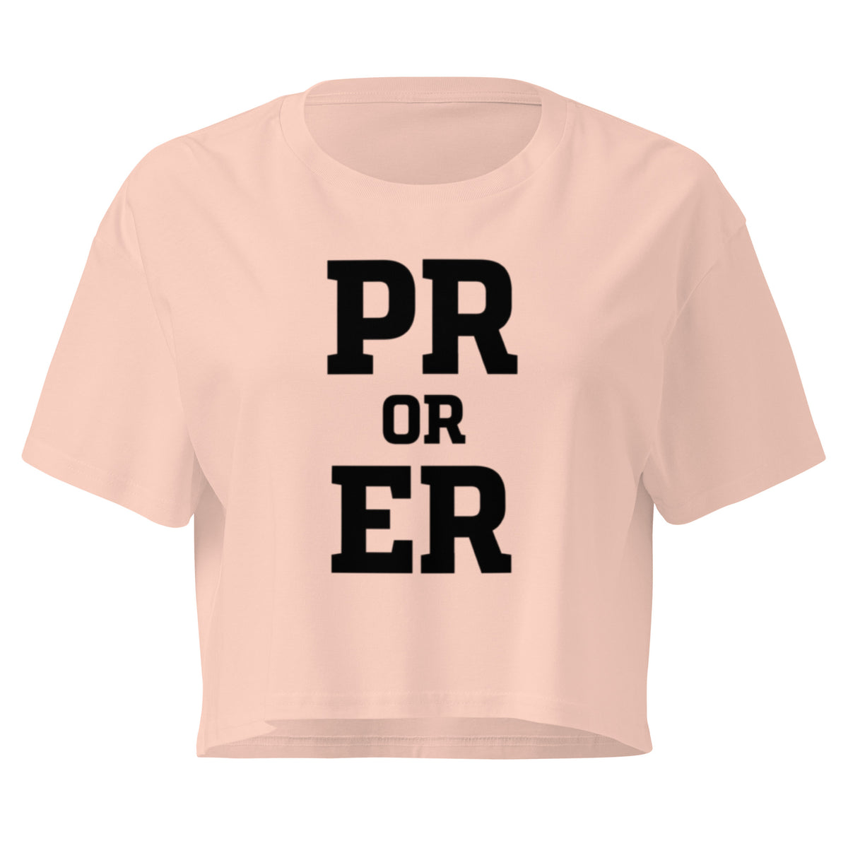 PR or ER Relaxed Crop Top