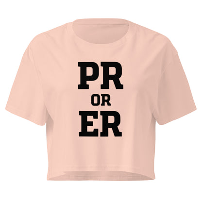PR or ER Relaxed Crop Top