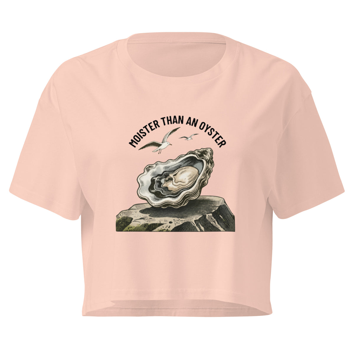 Moister Than an Oyster Relaxed Crop Top