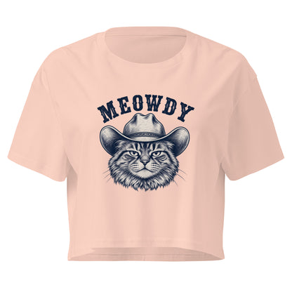 Meowdy Relaxed Crop Top